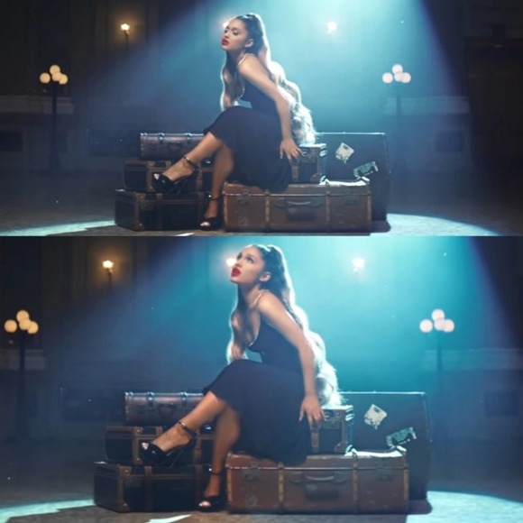 Jimmy Choo Icon Greta Shimmer Black Suede Platform Sandal Stiletto Heel Size 36 - Picture 16 of 16